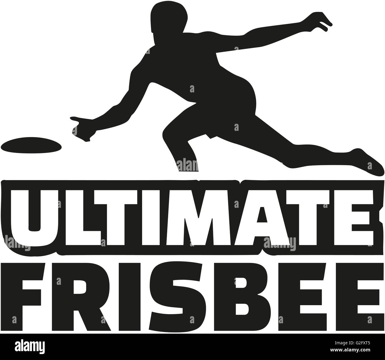 Frisbee player silhouette hi-res stock photography and images - Alamy