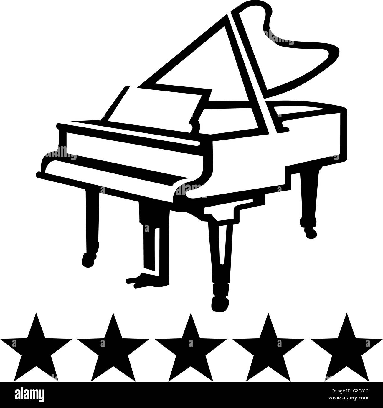 Grand Piano Drawing PNG Clipart Angle Art Black And White Chair Clip  Art Free PNG Download