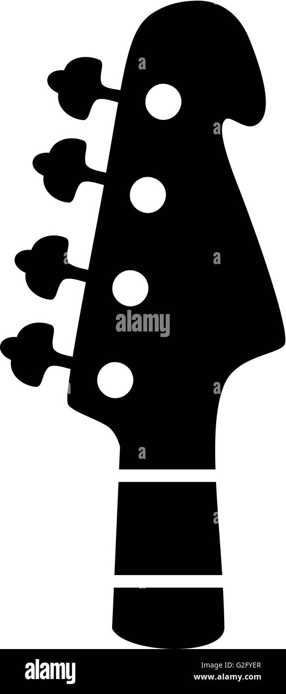 Electric guitar head Stock Photo Alamy