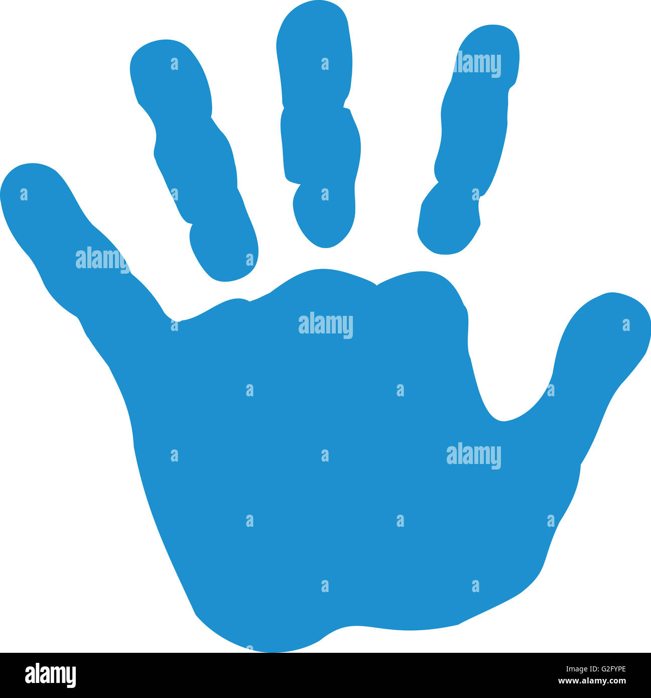 Baby hand print Stock Photo Alamy