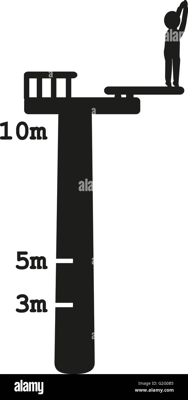 High Diving platform 10metre Stock Photo Alamy