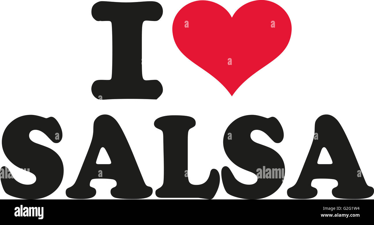 I love salsa Stock Photo Alamy