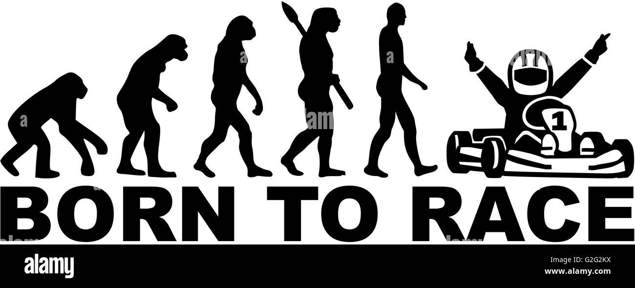 Kart racing evolution born to race Stock Photo Alamy