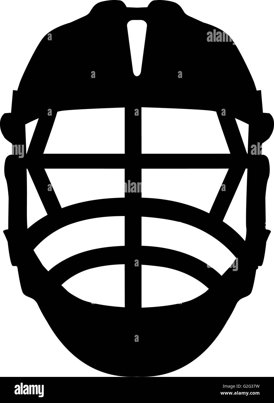 Lacrosse Helmet Front Stock Photo Alamy