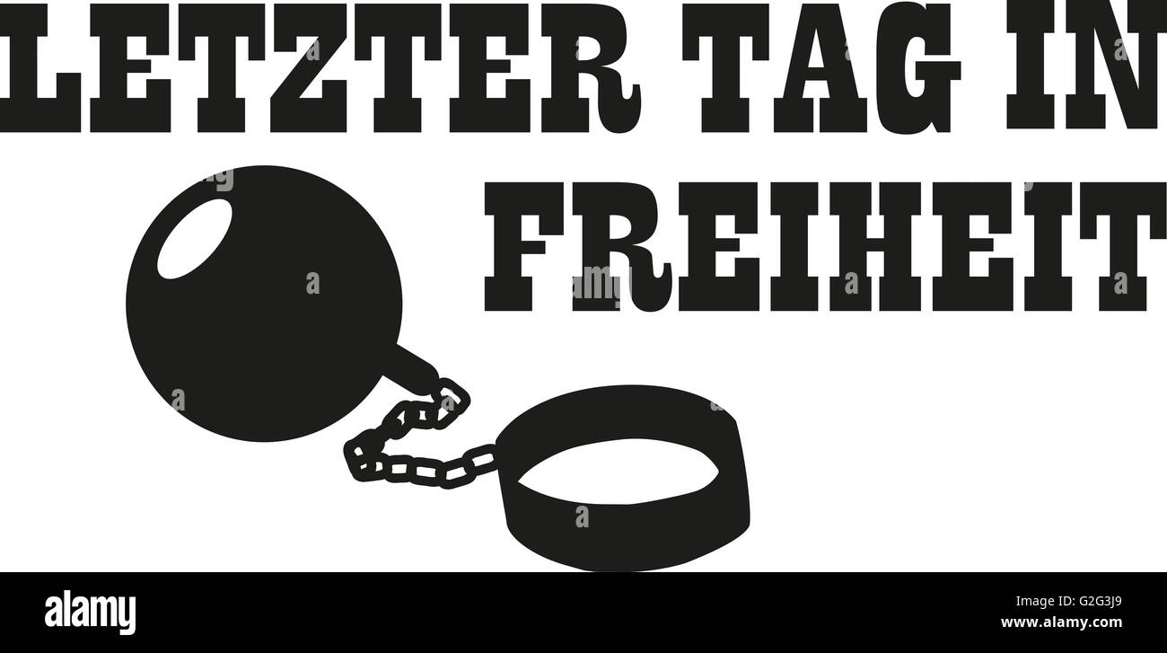 Shackle bachelor party last day in freedom Stock Photo Alamy