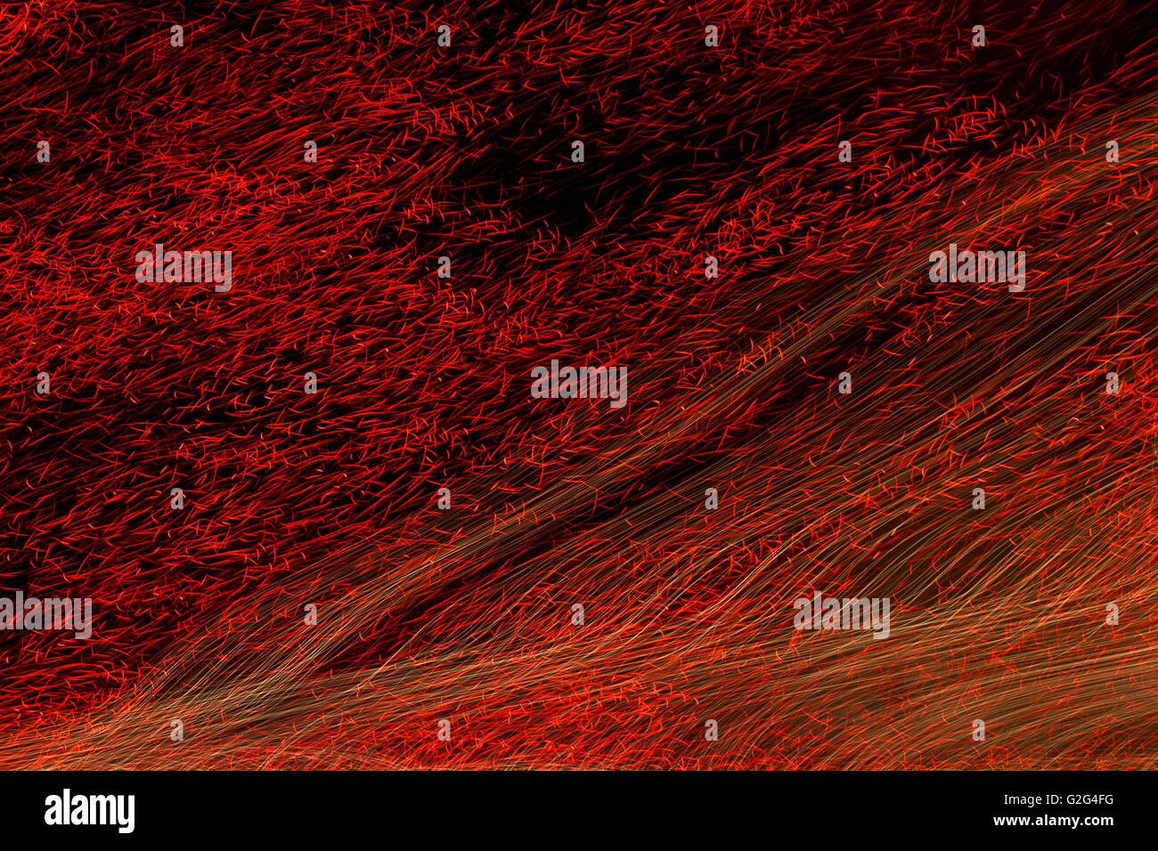 Blurred Red Lights Abstract Stock Photo