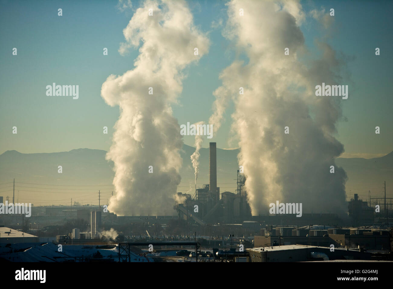 Refinery Pollution, Denver, Colorado, USA Stock Photo Alamy