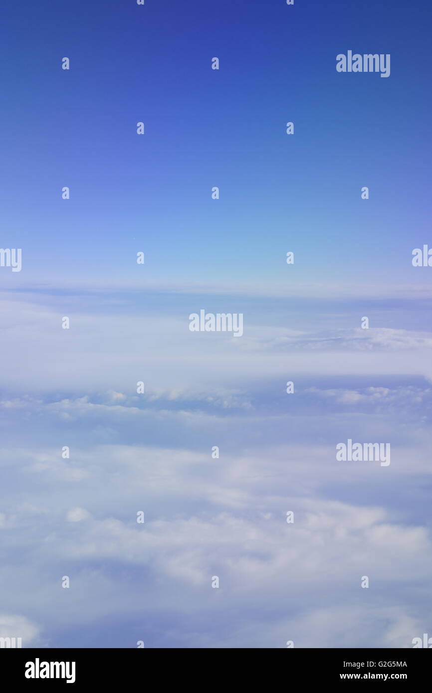 Above the clouds I chose to stay Stock Photo