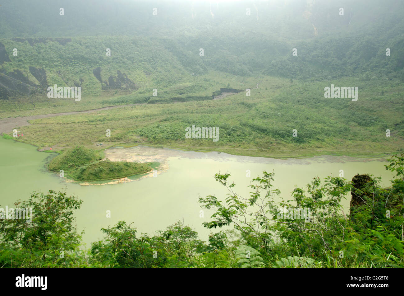Mount Galunggung Stock Photo