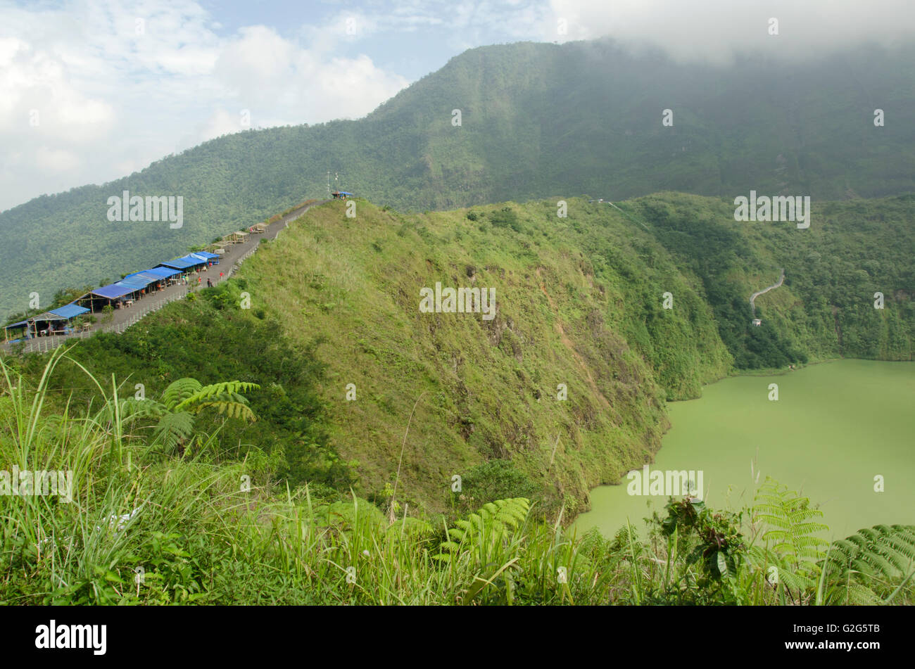 Mount Galunggung Stock Photo