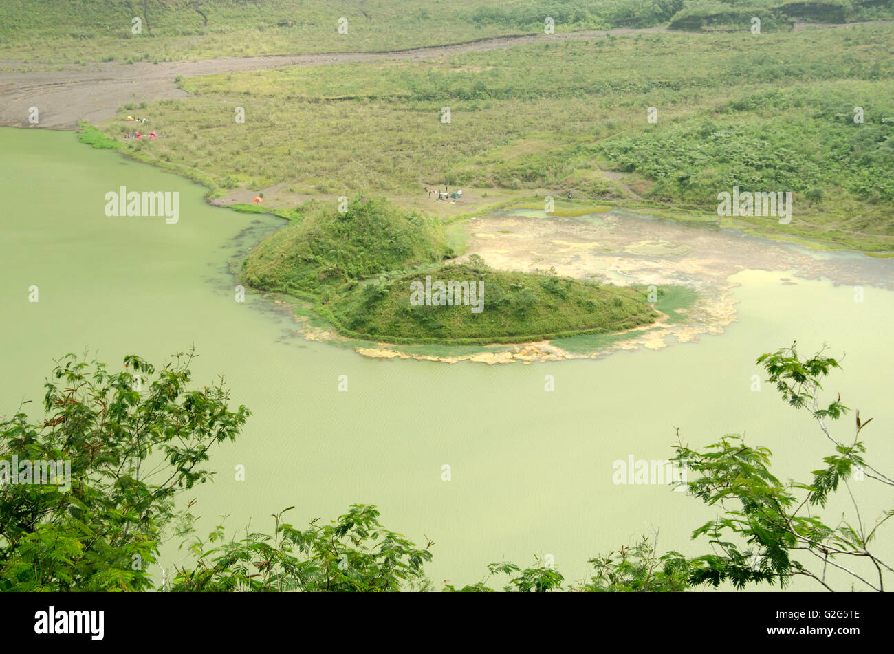 Mount Galunggung Stock Photo