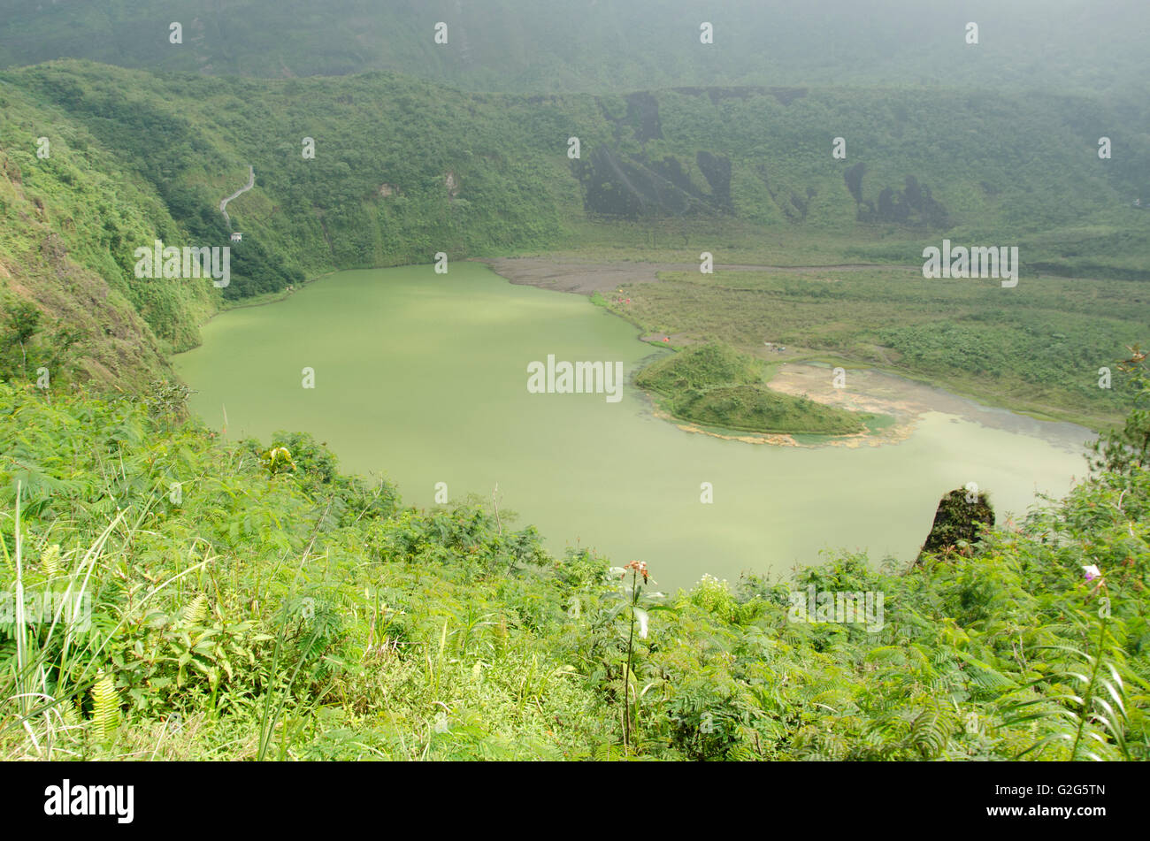 Mount Galunggung Stock Photo