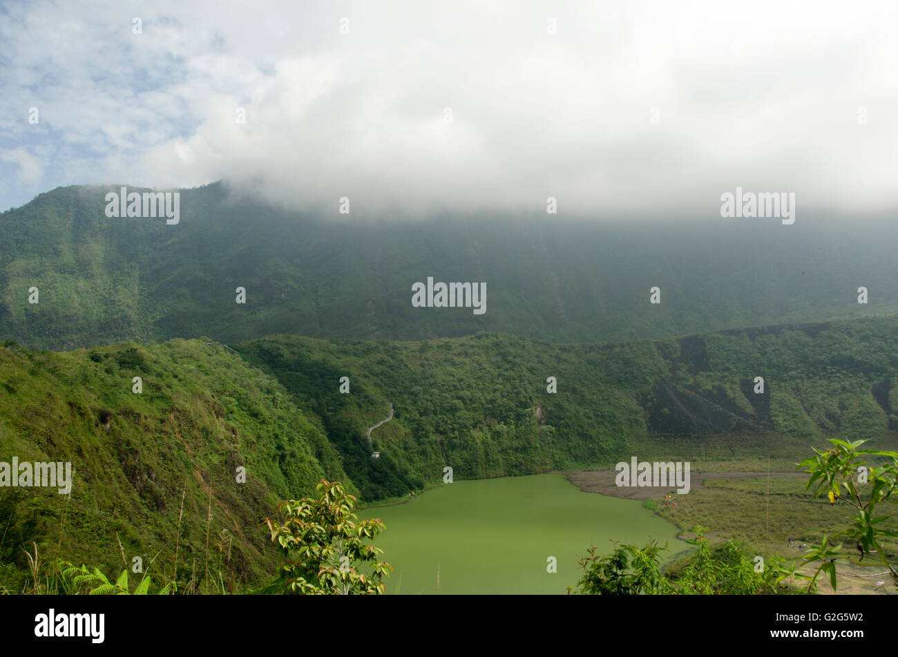 Mount Galunggung Stock Photo