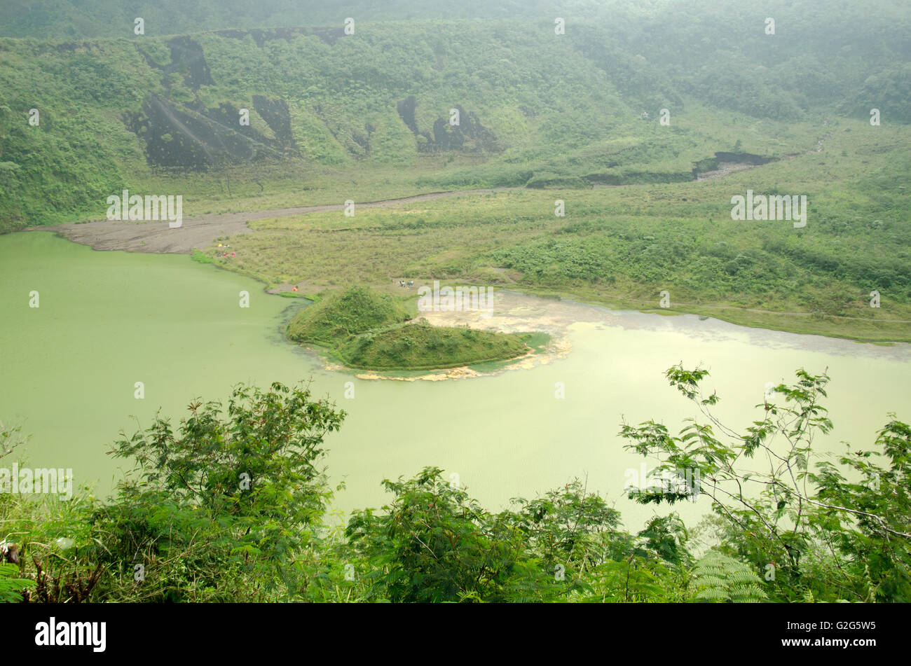 Mount Galunggung Stock Photo