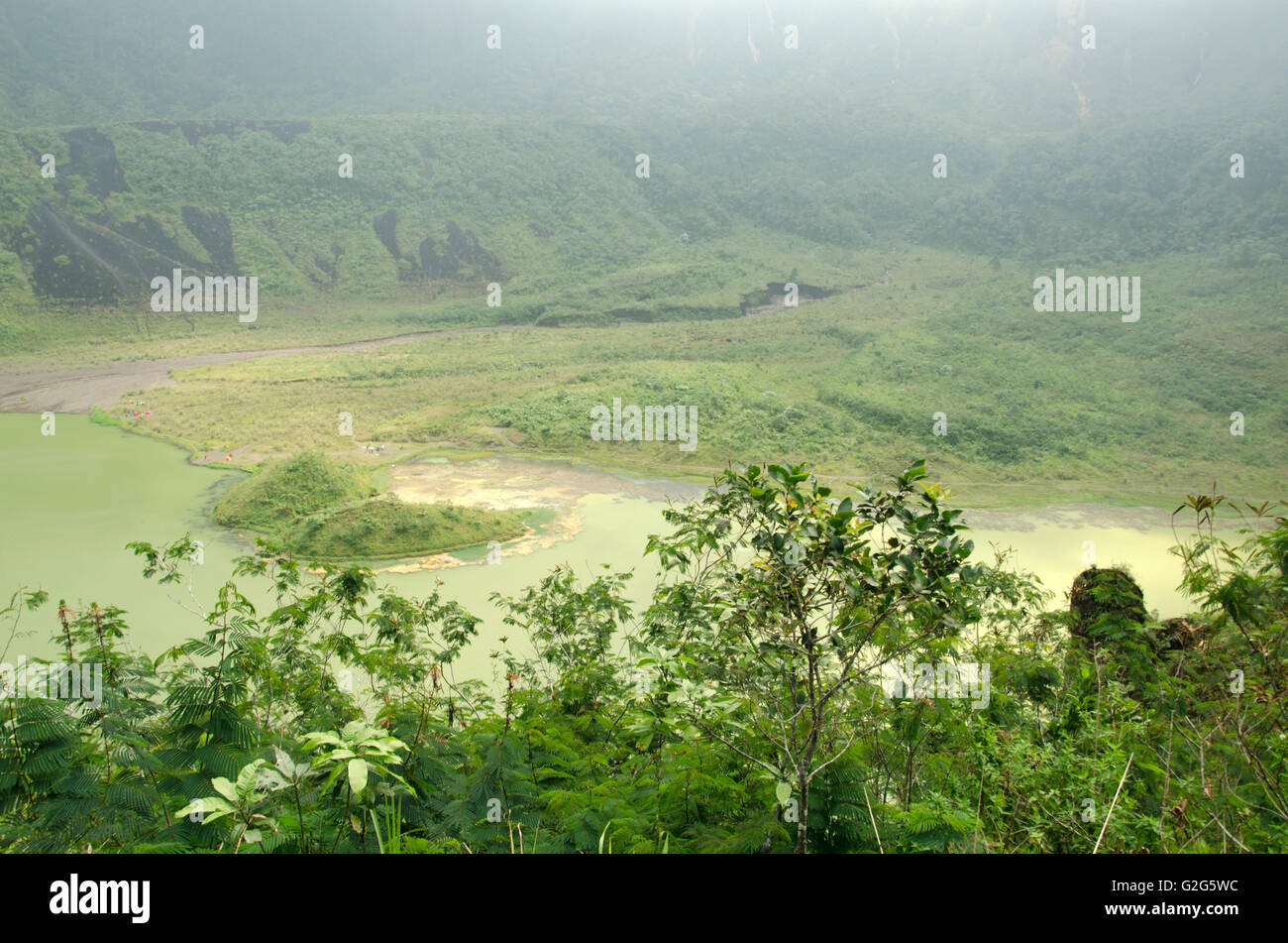 Mount Galunggung Stock Photo