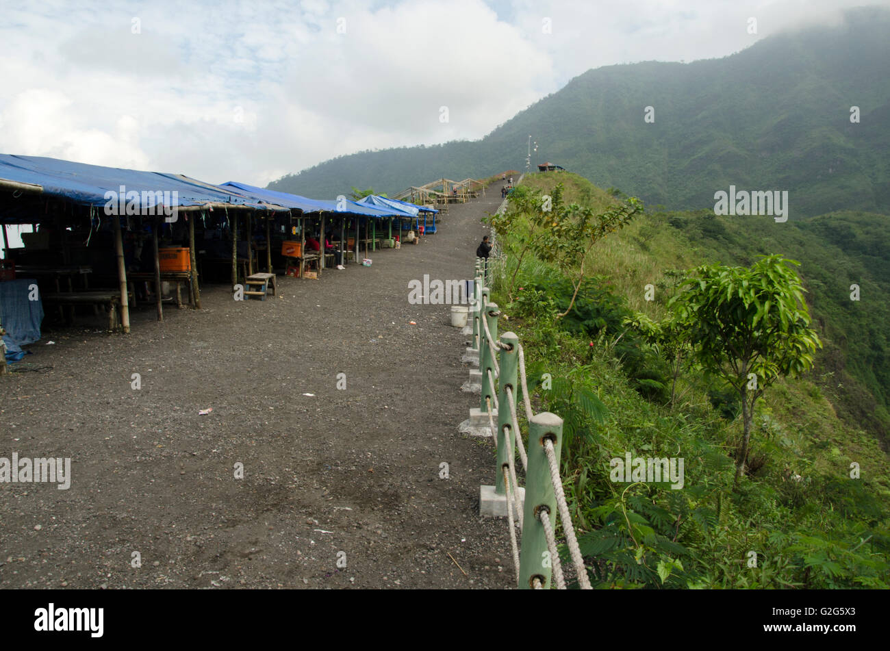 Mount Galunggung Stock Photo