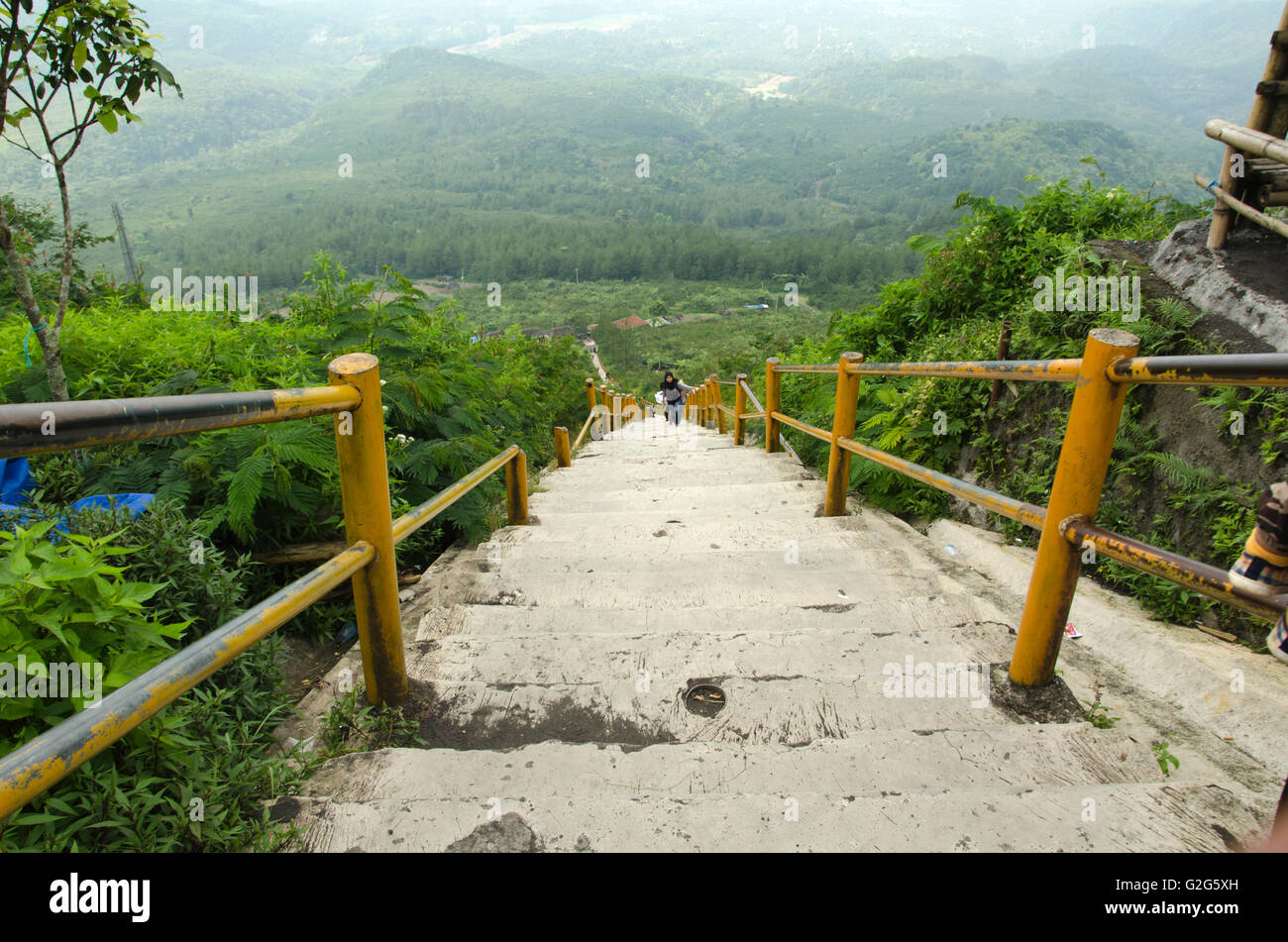 Mount Galunggung Stock Photo