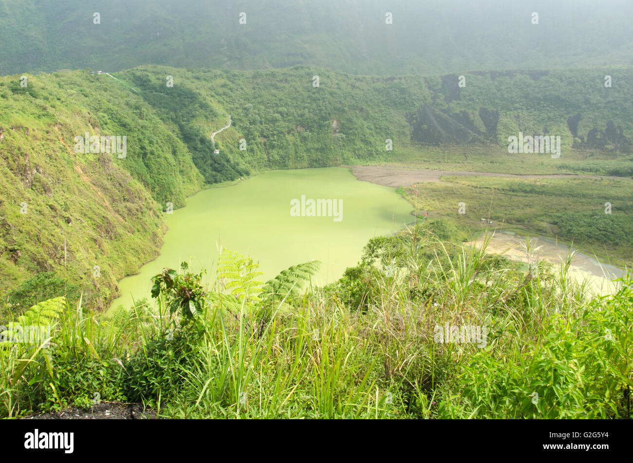Mount Galunggung Stock Photo