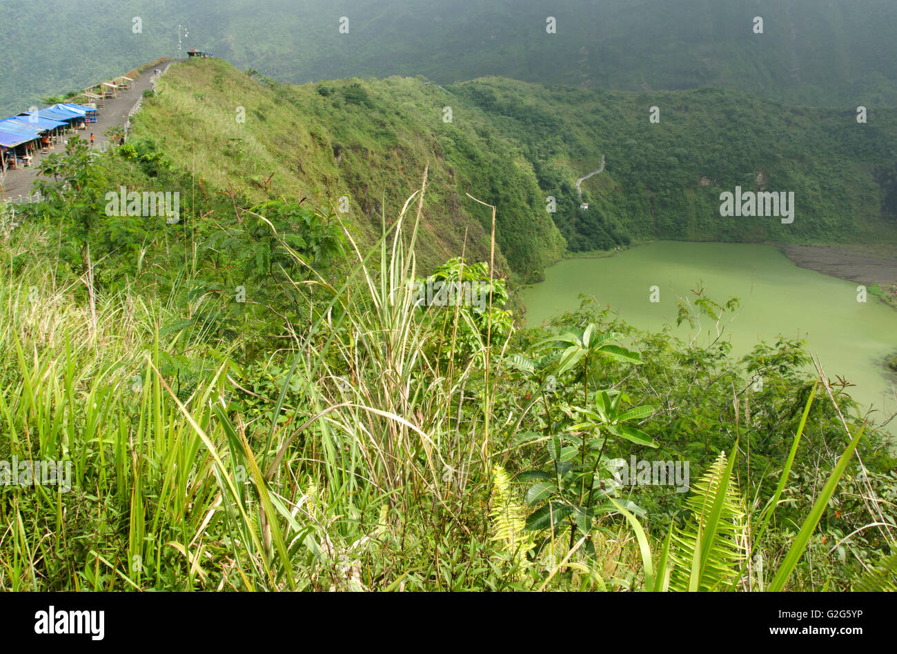 Mount Galunggung Stock Photo
