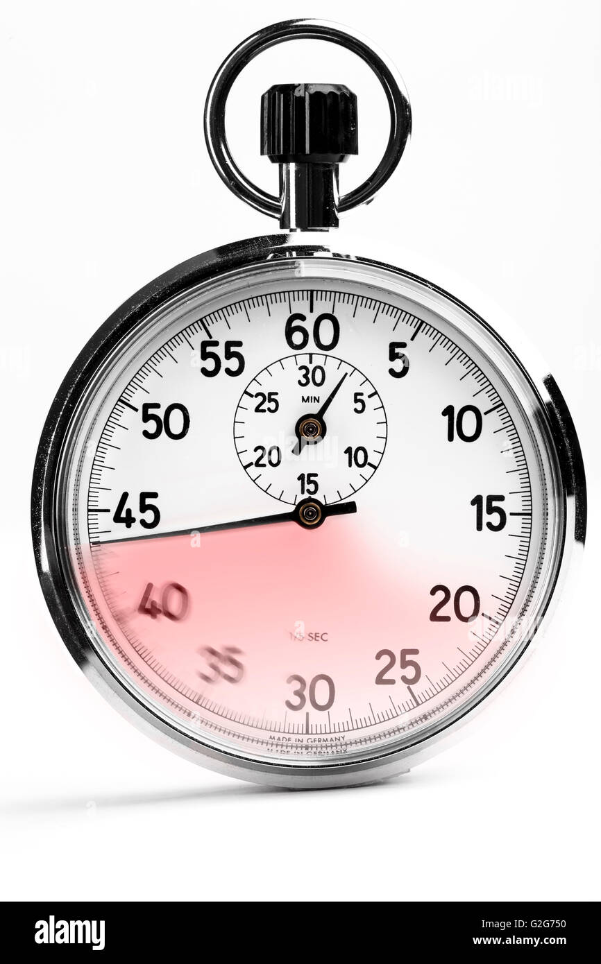Stopwatch analog dial chrome hires stock photography and images Alamy