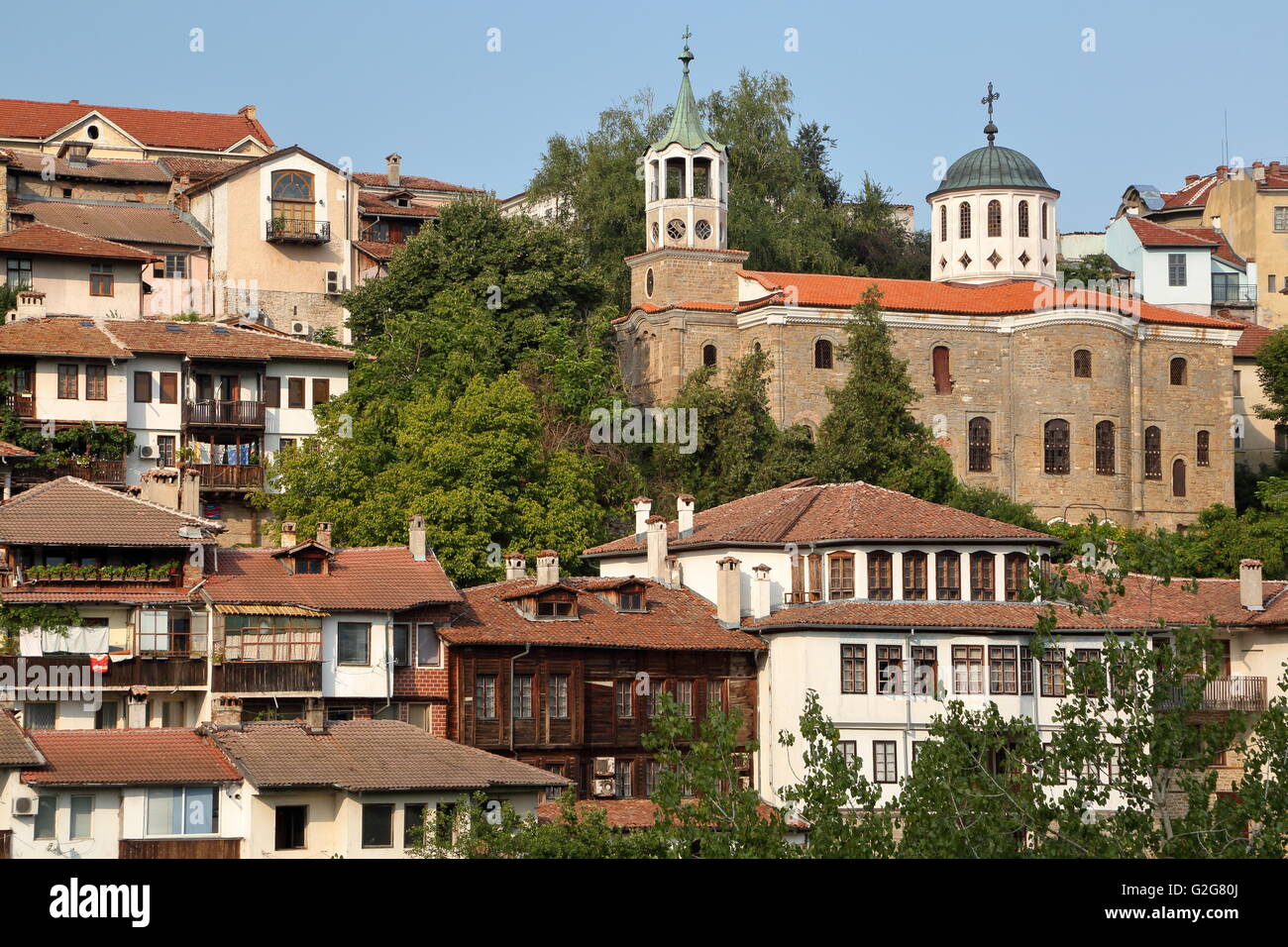 The Old city of Veliko Tarnovo, Bulgaria Stock Photo