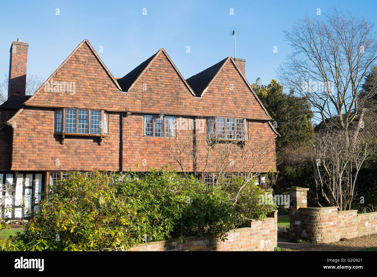 Detached house home in Esher,Surrey,England Stock Photo