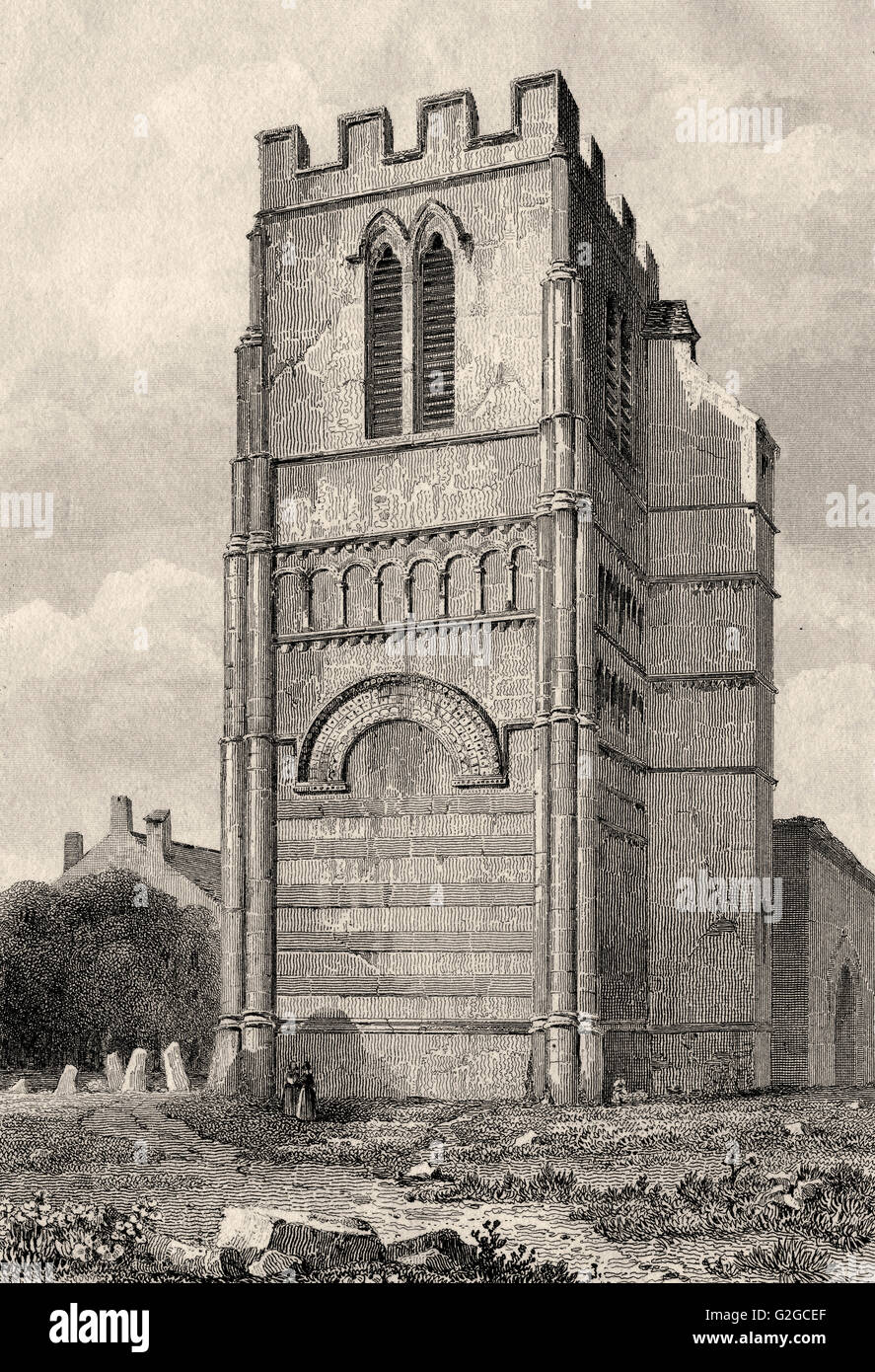 St Peter's church, Marefair, Northampton, England, 18th century Stock Photo