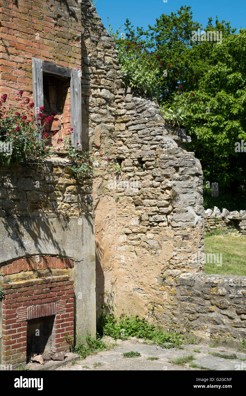 Tyneham is a deserted village on the Dorset coast England UK. It was ...