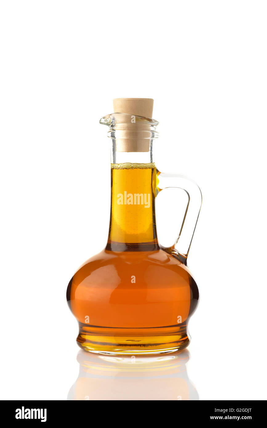 Mustard Oil on White Background Stock Photo Alamy