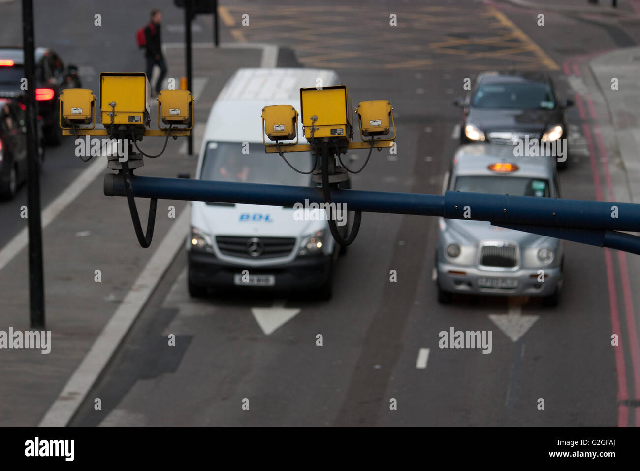 Traffic cameras Central London Stock Photo Alamy