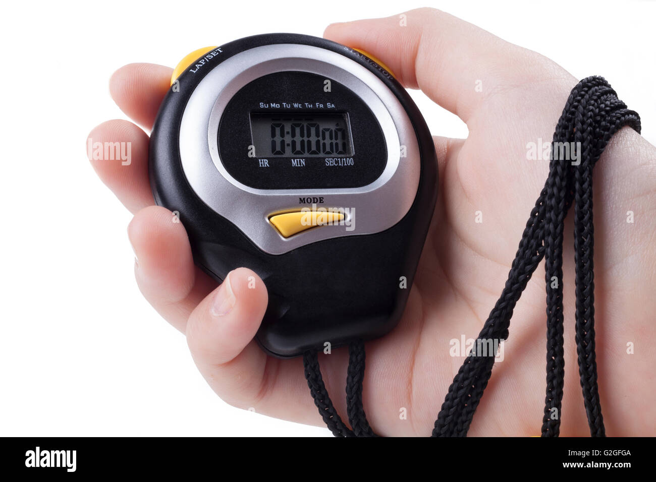 Vector Digital Stopwatch High Resolution Stock Photography and Images