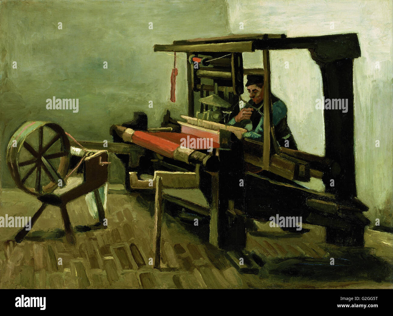 Vincent van Gogh Weaver Museum of Fine Arts, Boston Stock Photo Alamy