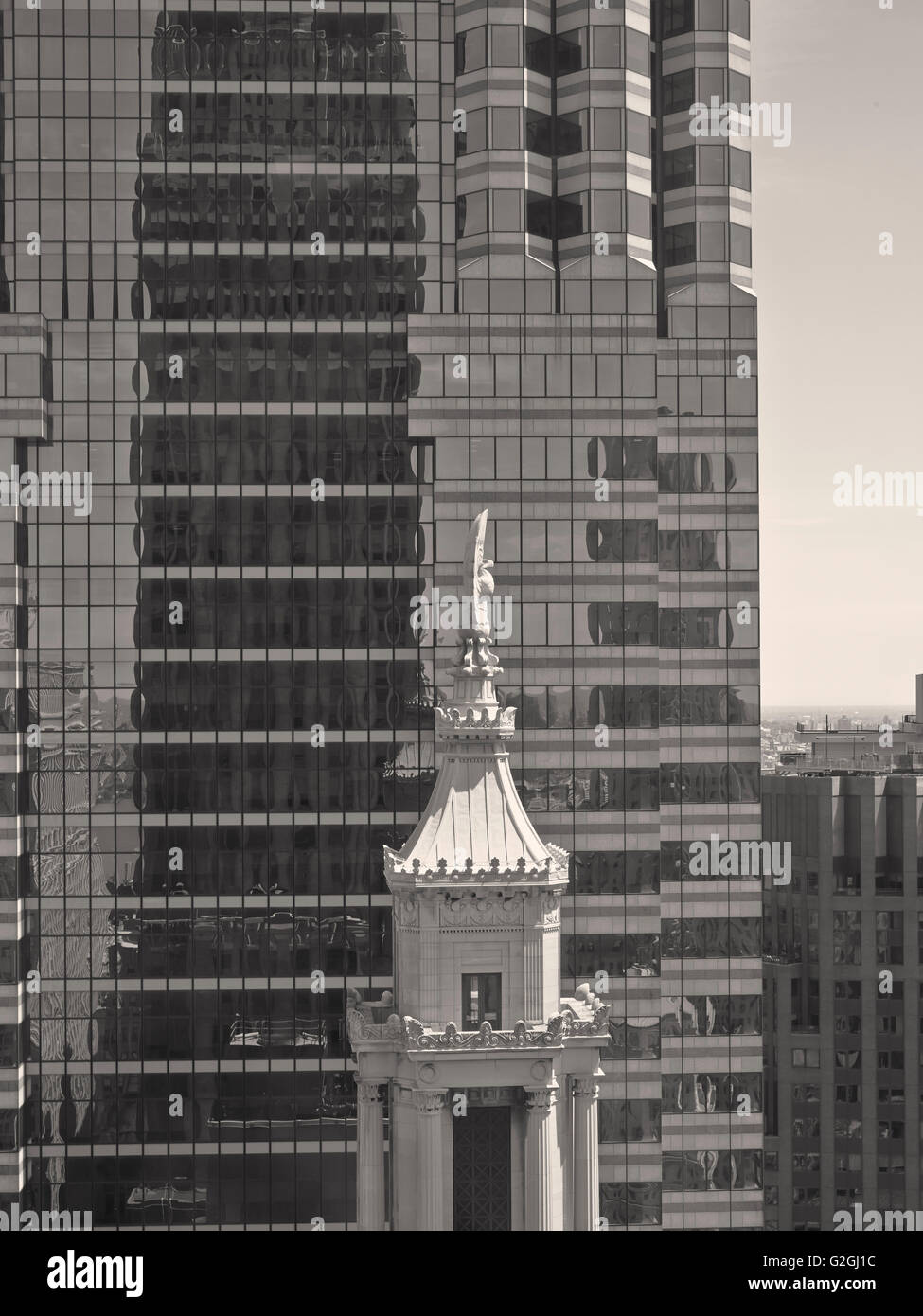 view of Wall Street Stock Photo