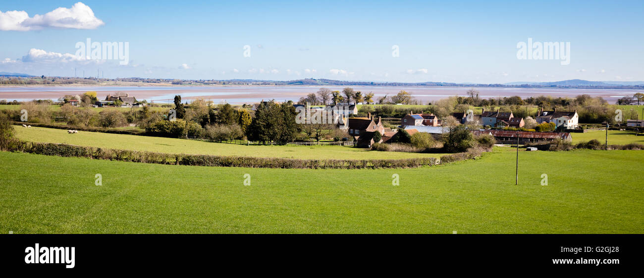 Village of Purton on the southern shore of the Severn Estuary in