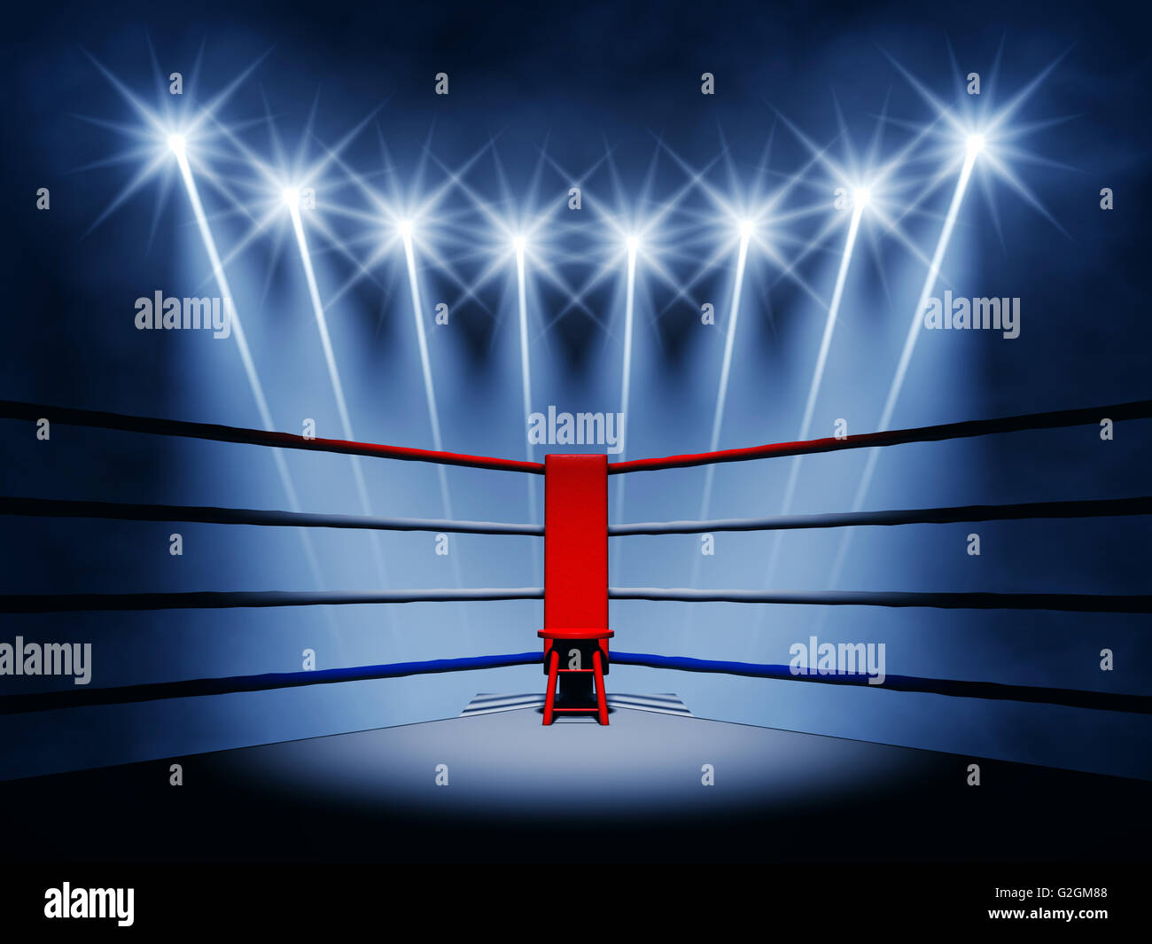 Boxing ring corner hi-res stock photography and images - Alamy