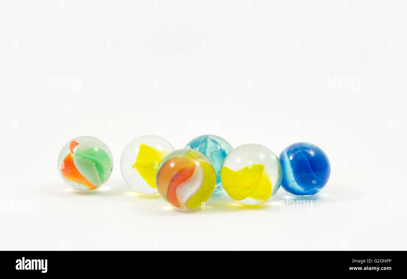 Game marbles in different colors and sizes Stock Photo Alamy