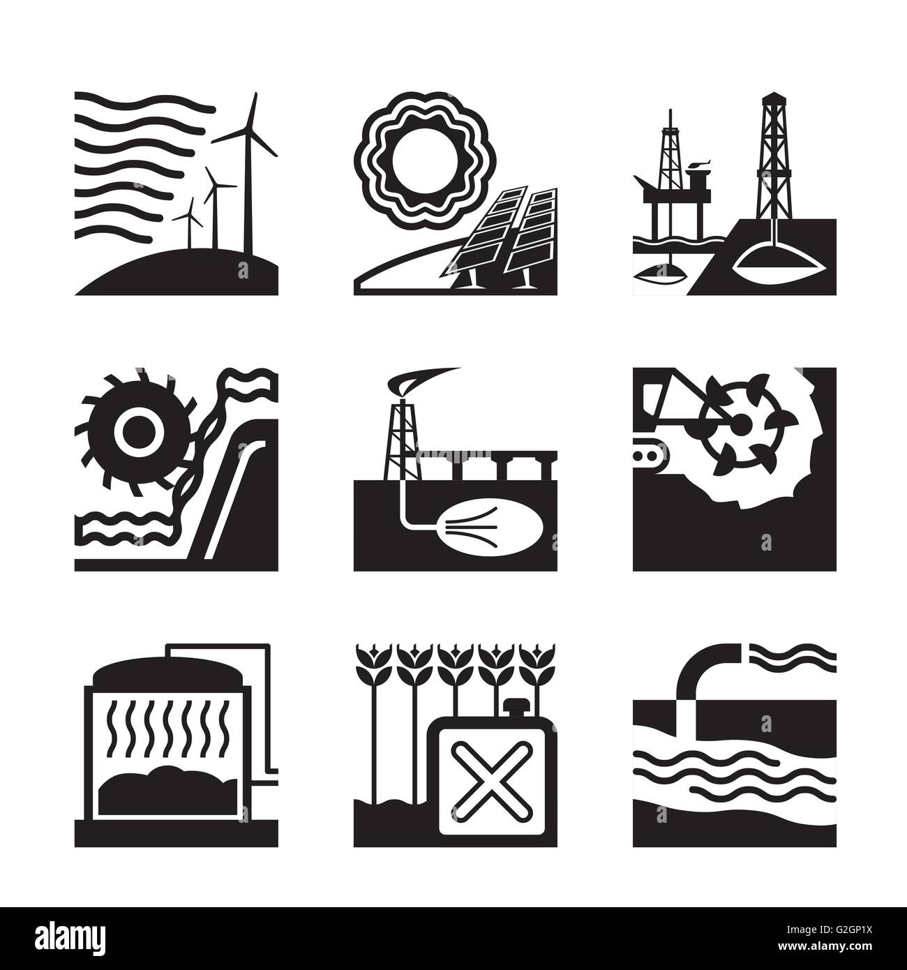 Geothermal energy Stock Vector Images - Alamy