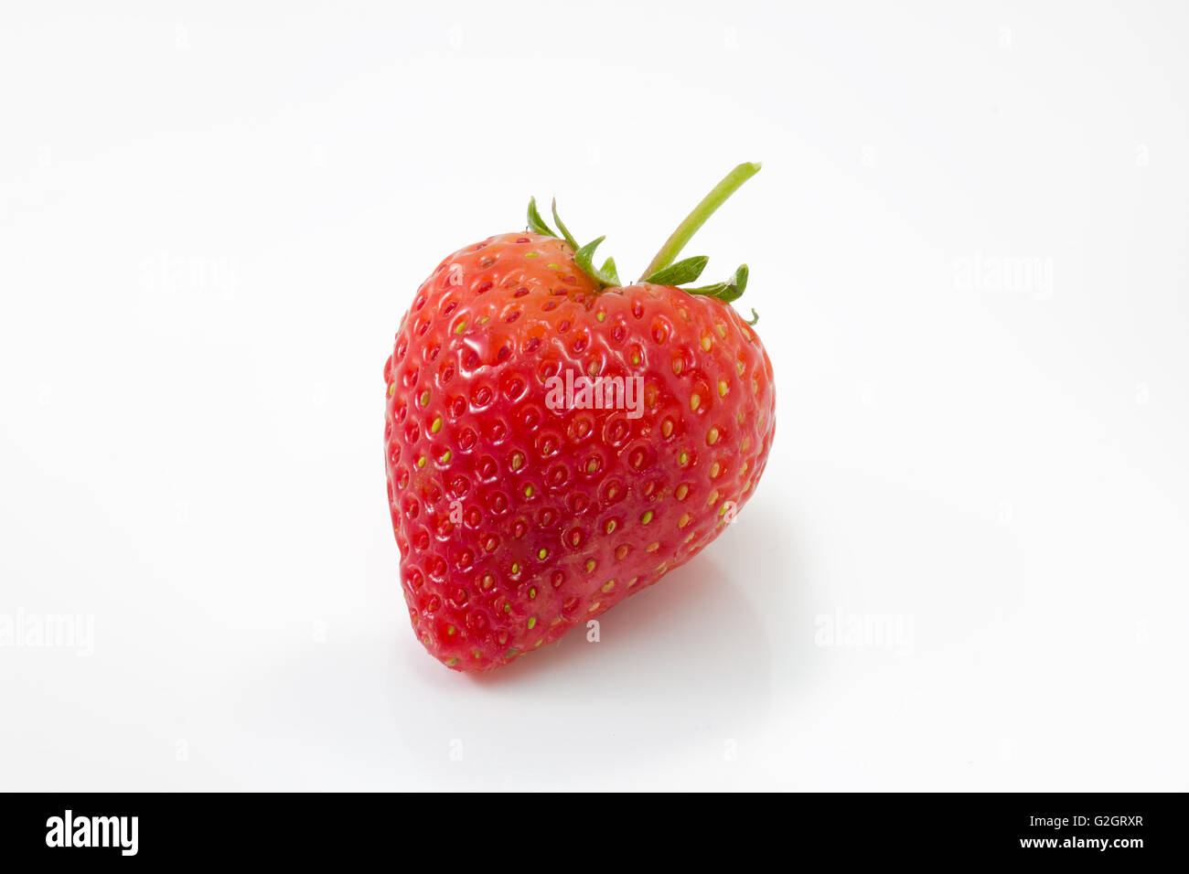 fresh strawberry isolated on white background Stock Photo - Alamy