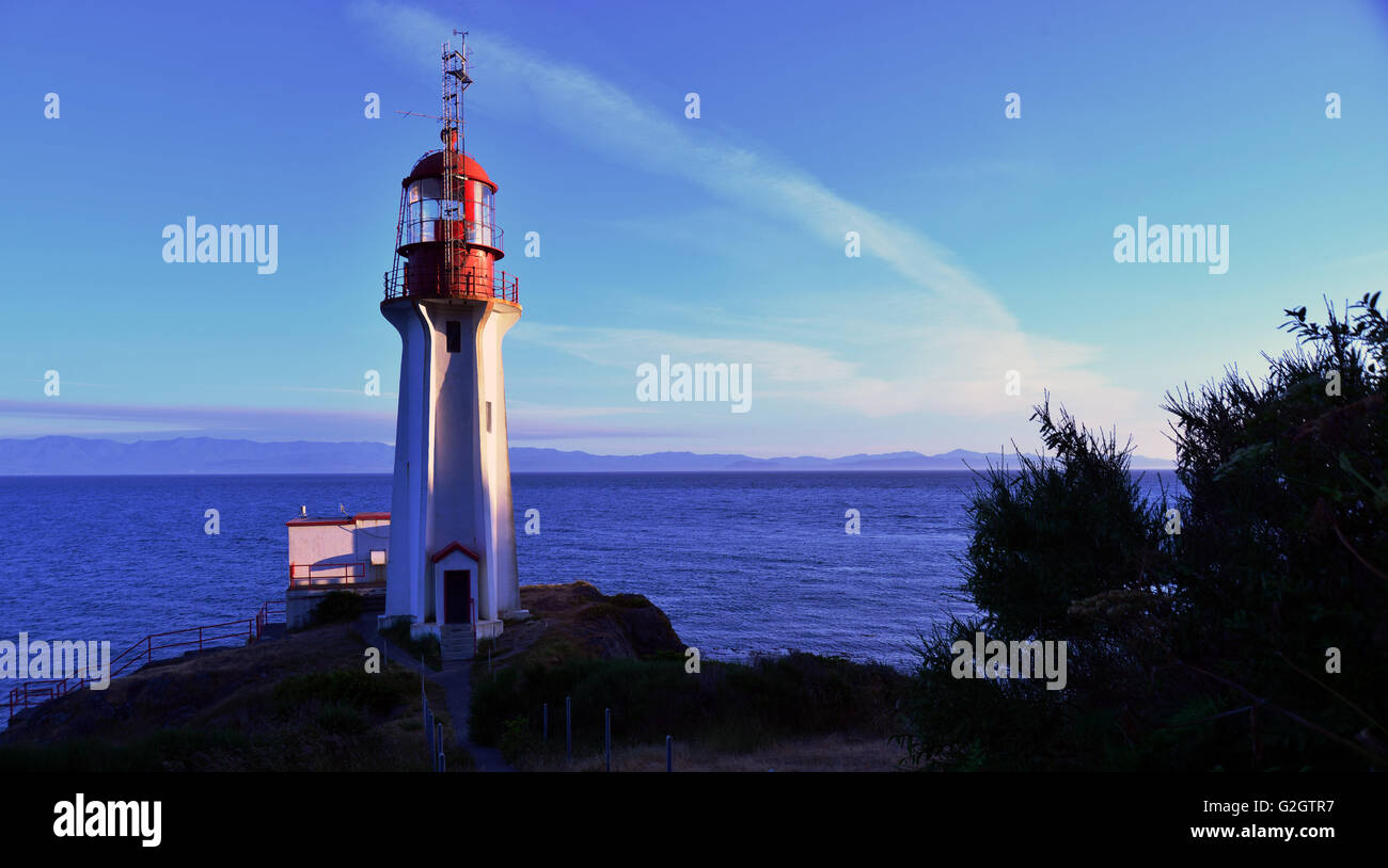 Sheringham Point Lighthouse in Afternoon,Shirley, Vancouver Island 2