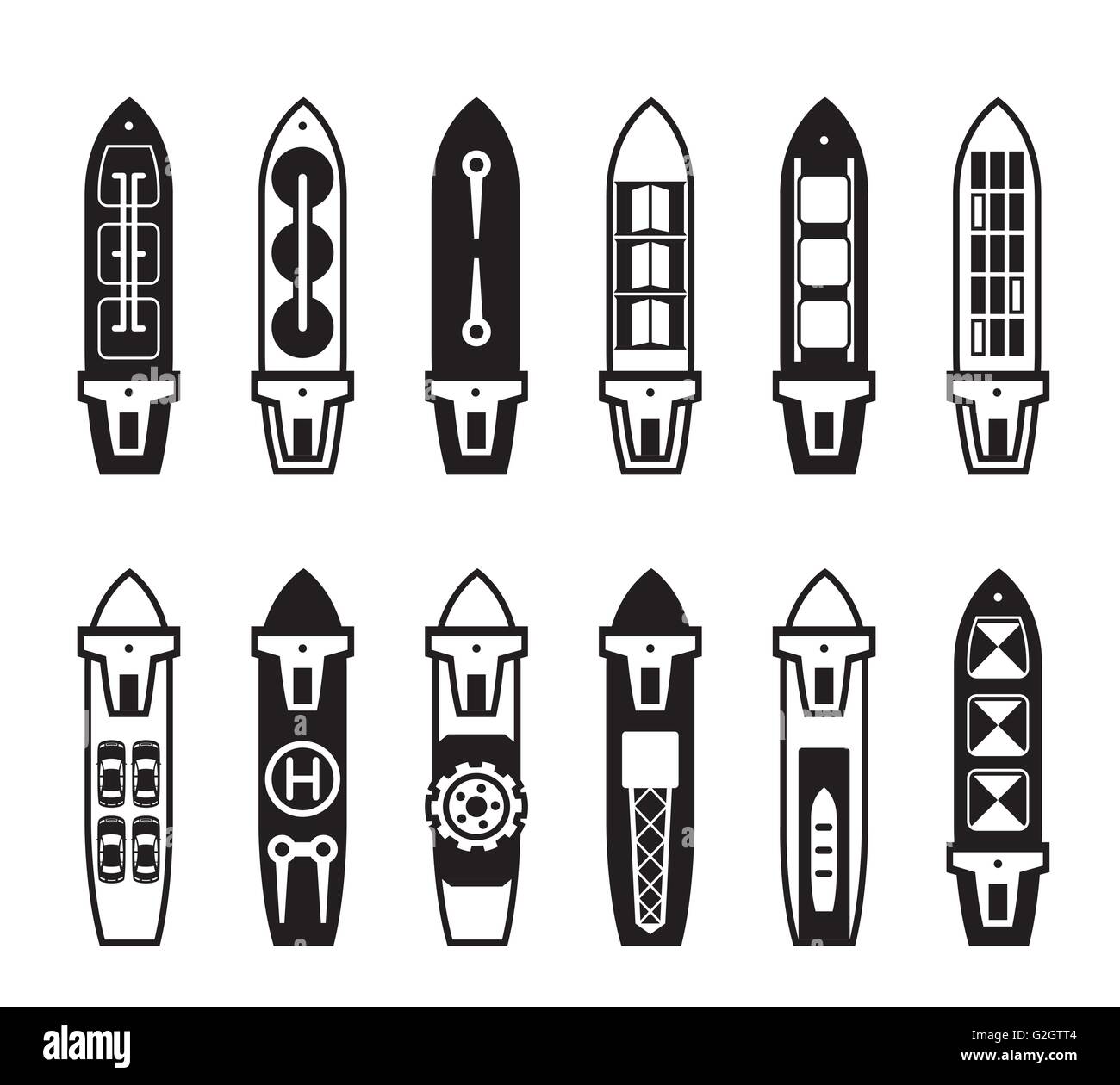 Vessel Roro Ramp Icon Vector Ro ro cargo ships Stock Vector Images - Alamy