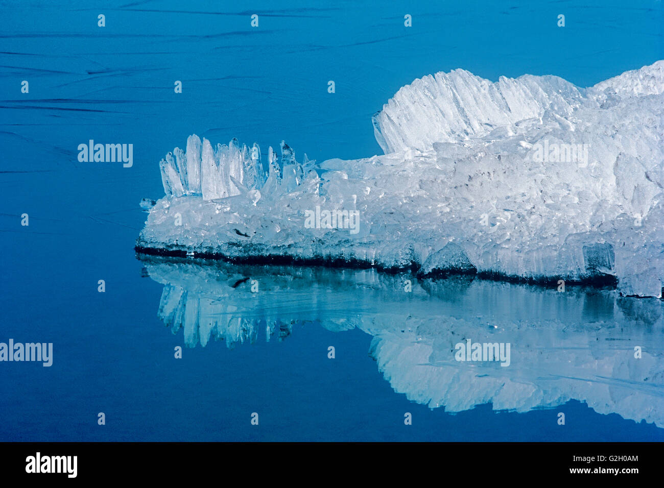 Ice in spring on Lesser Slave Lake Alberta Canada Stock Photo Alamy