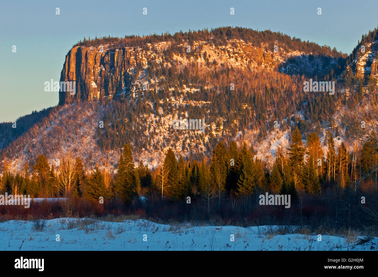 Sunset on Mt. McKay Thunder Bay Ontario Canada Stock Photo Alamy