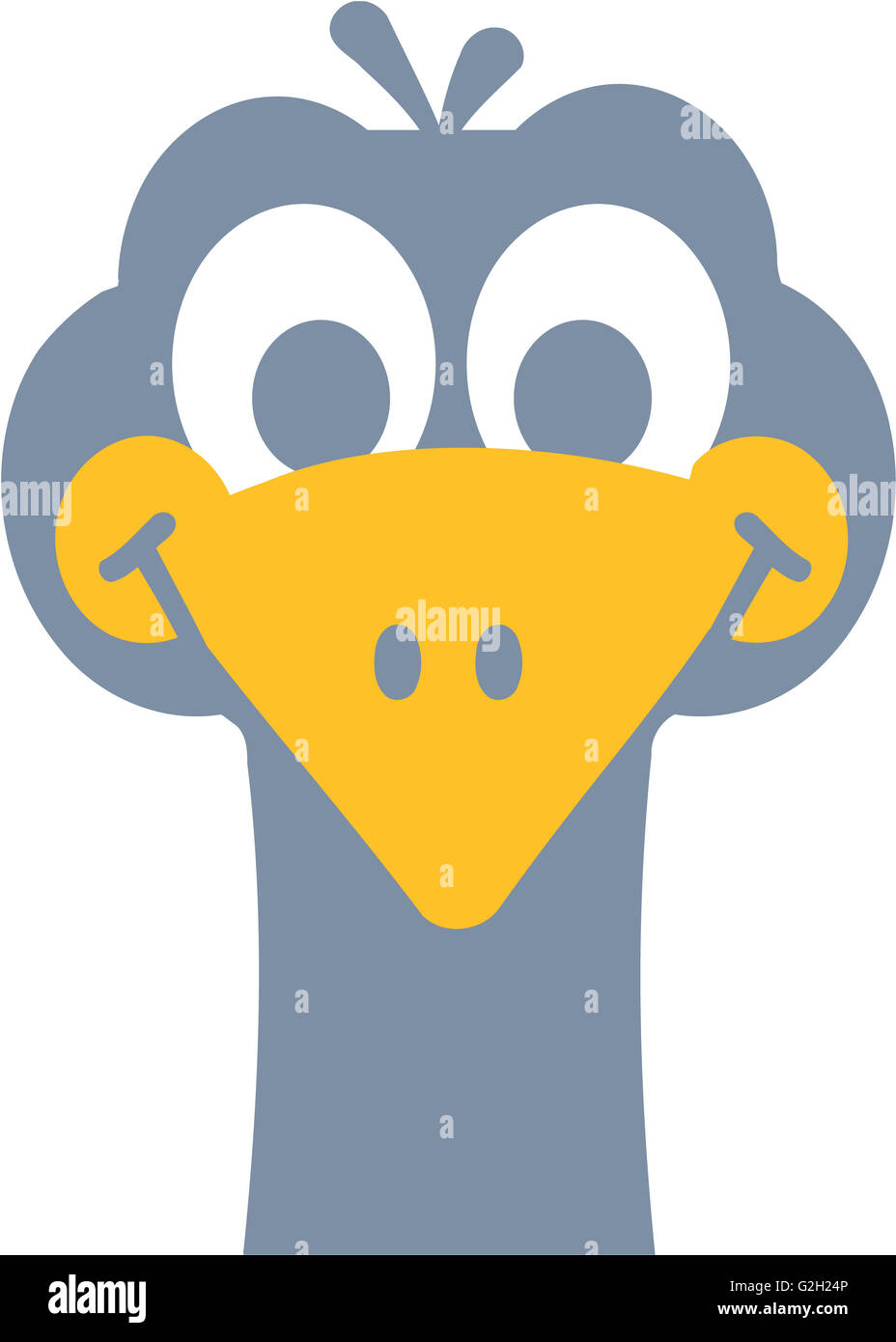Funny ostrich cartoon head Stock Photo - Alamy Funny ostrich cartoon head Stock Photo - Alamy