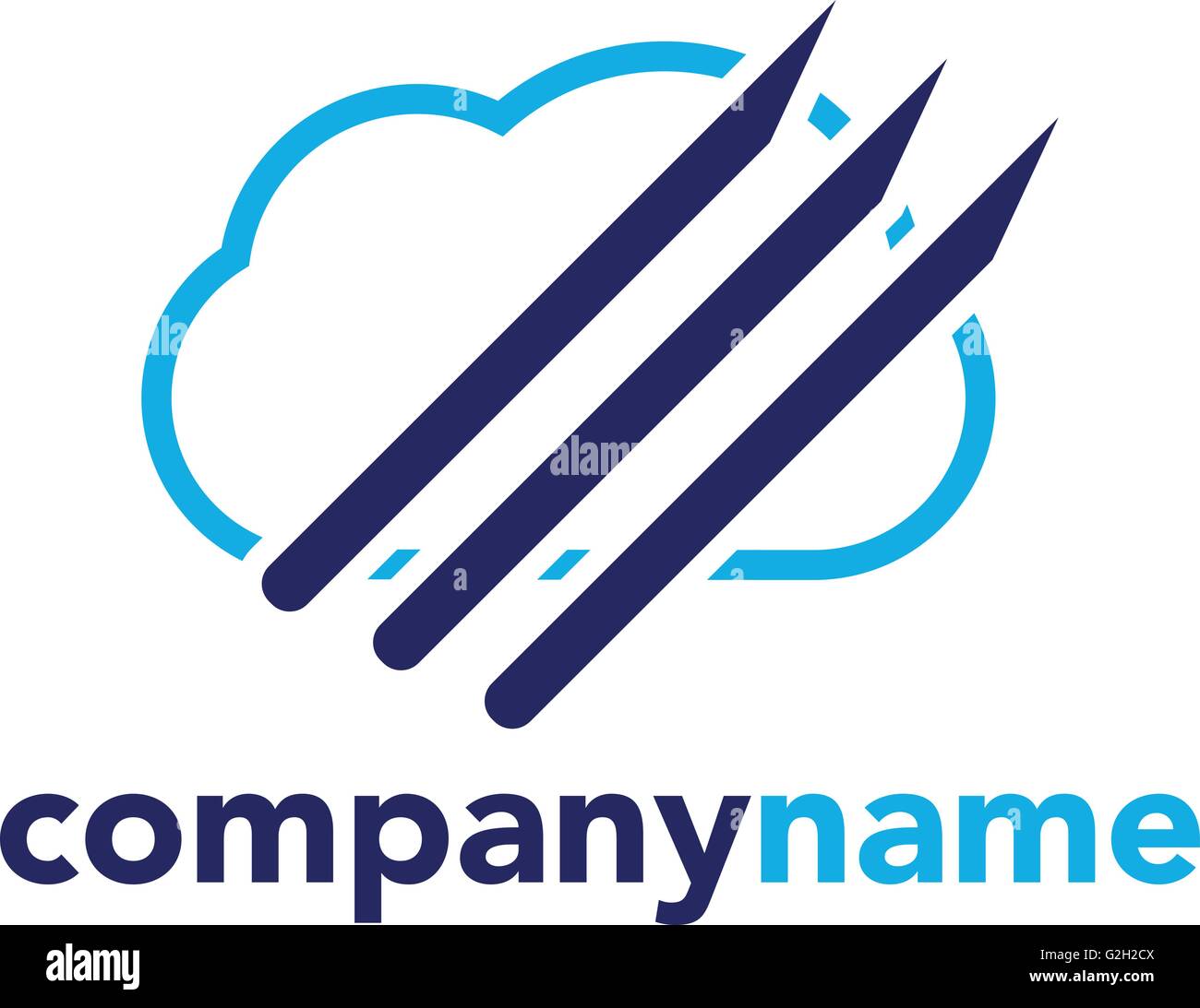 cloud technology logo vector template design Stock Vector Image & Art ...