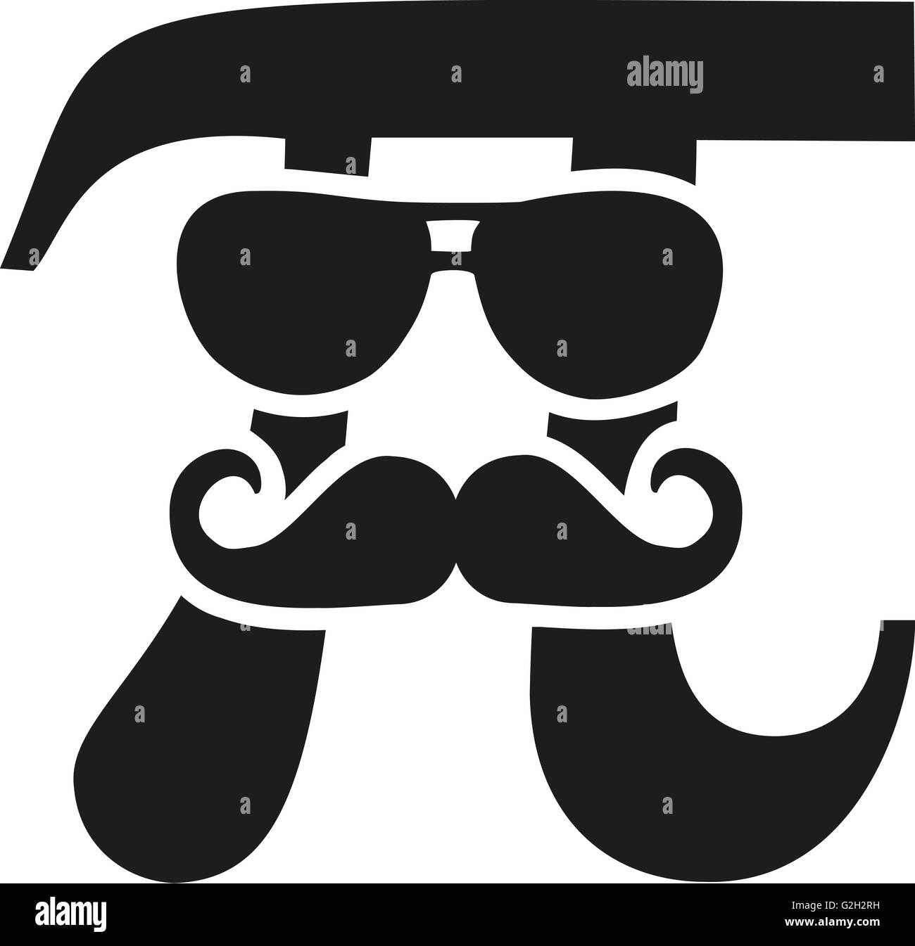 Mustache glasses sign hi-res stock photography and images - Alamy