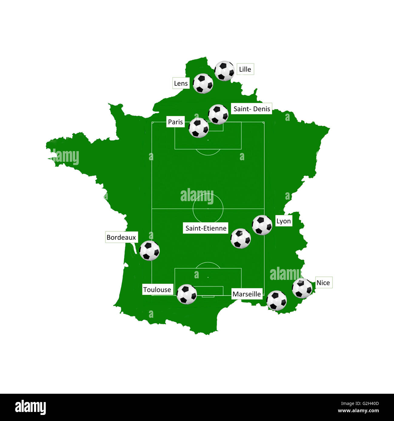 Map of paris 2016 hires stock photography and images Alamy