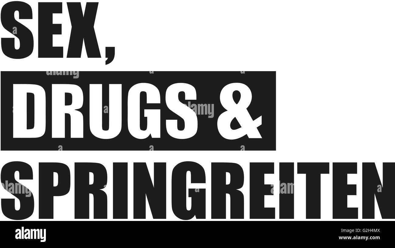 Showjumping with german word Stock Photo Alamy