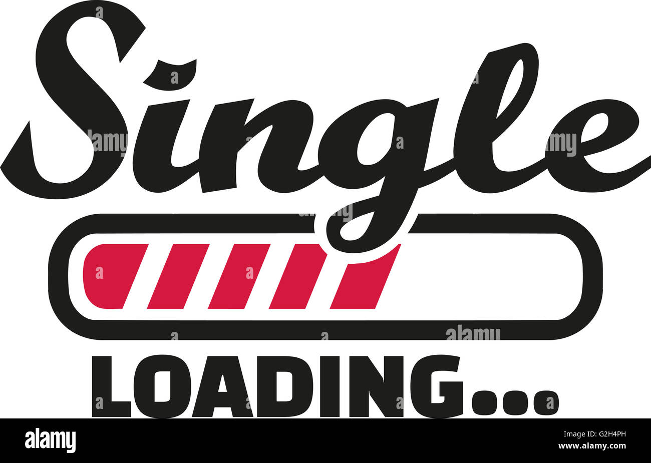 Single Loading bar Stock Photo - Alamy