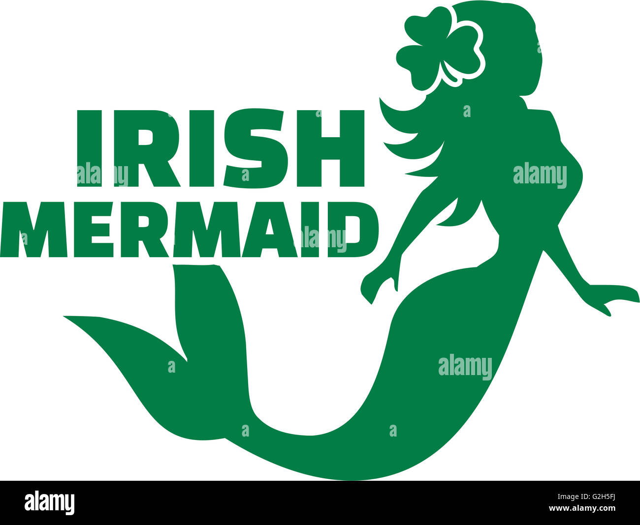Irish mermaid Stock Photo