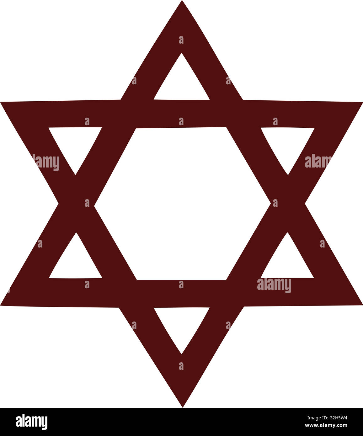 Star logo vector icon hexagram hi-res stock photography and images - Alamy
